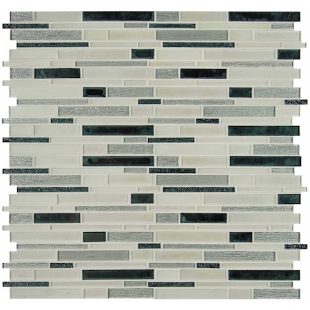 Msi Anacapri Blend 12 In. X 12 In. X 6 Mm Textured Glass Mesh-Mounted Mosaic Tile, 15PK ZOR-MD-0306
